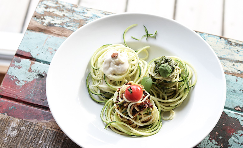 zucchini spaghetti variations