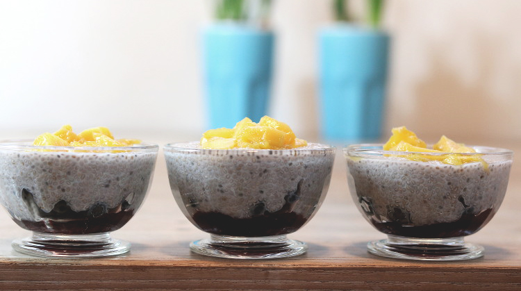 blueberry chia pudding