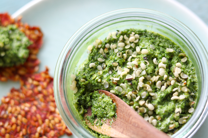 hemp seed pesto