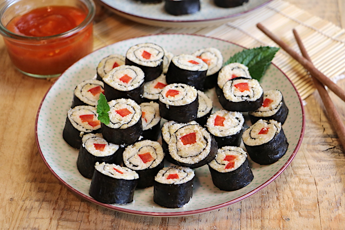 roh vegane Sushi