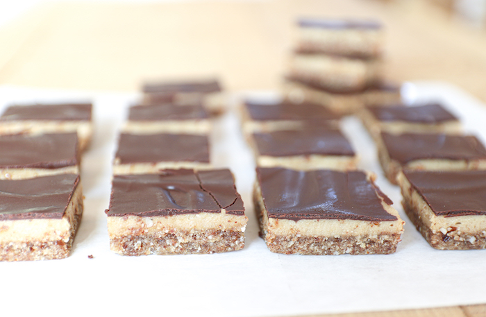 Raw Salted Caramel Slices