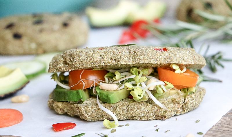 raw food sandwich