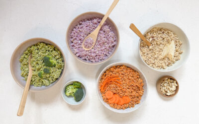 Raw Vegetable Rice Variations