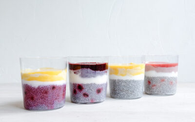 Chia Meets Flaxseed Pudding